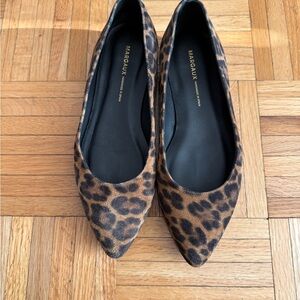 Margaux Brown Leopard Print Flats